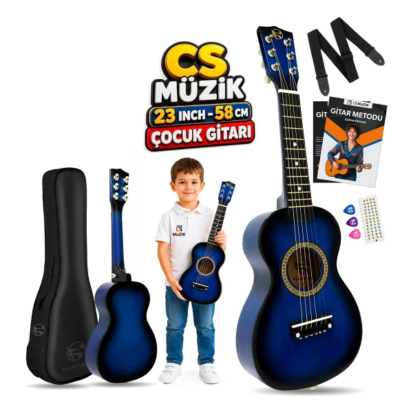 Fourtune Loki T-80sb 6 Telli Sunburst Çocuk Gitarı Gerçek Ağaç - Görsel 9