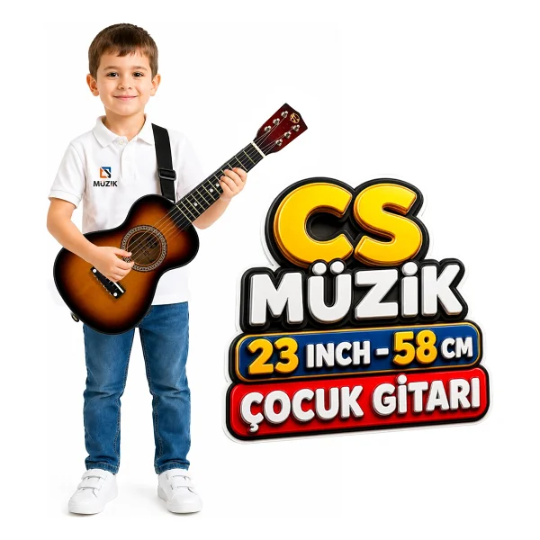Fourtune Loki T-80sb 6 Telli Sunburst Çocuk Gitarı Gerçek Ağaç - Görsel 4