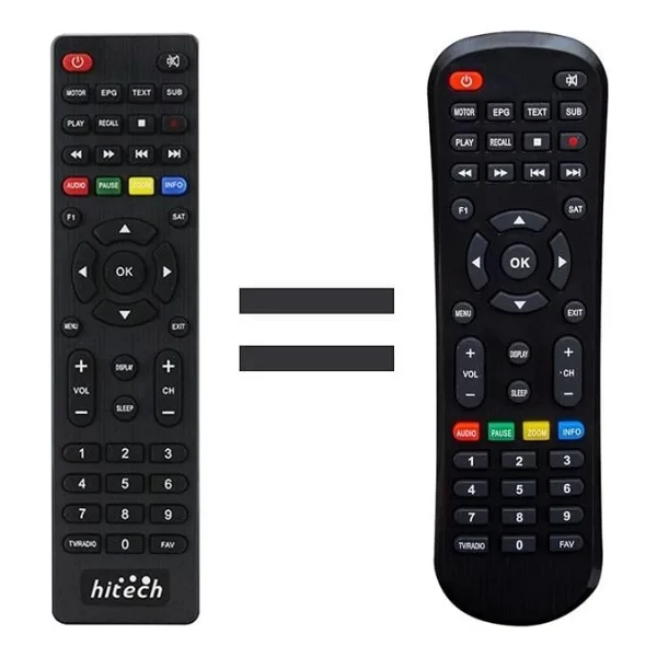 Korax Hitech Mini HD Uydu Alıcı Kumandası - Görsel 3