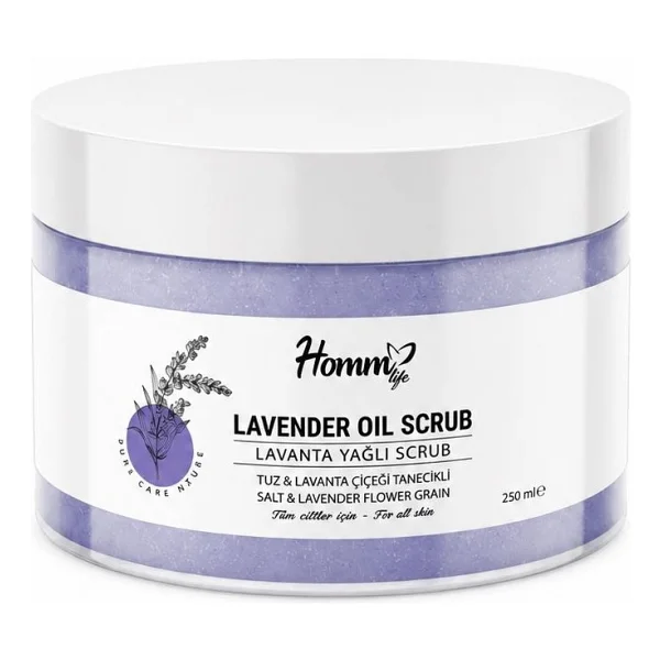 Homm Life Lavanta Yağlı Bitki Tanecikli Scrub 250 Ml - Görsel 2