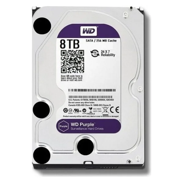 Western Digital Purple Wd82purz Sata 3.0 7200 Rpm 3.5" 8 TB Harddisk - Görsel 3