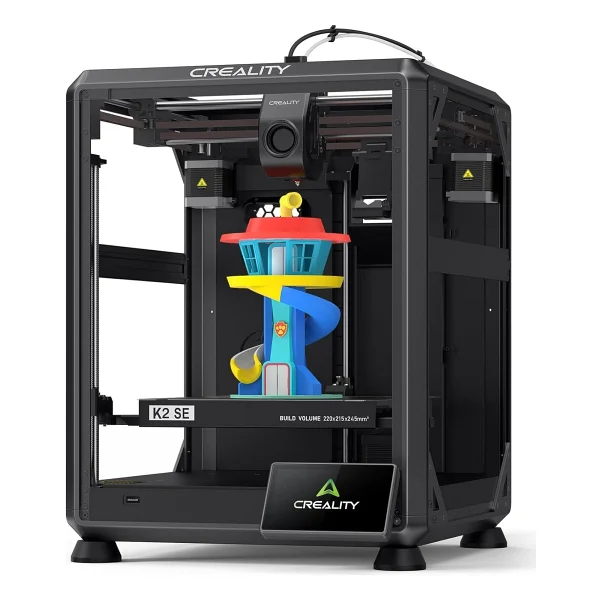 Creality K2 Se 3d Yazıcı, 500 Mm/Sn Yüksek Hızlı Baskı, Cfs İle Uyumlu Çok Renkli 3d Yazıcı, Sağlam Metal Çerçeve, Otomatik Tesviye, Doğrudan Tahrikli Ekstruder, Derleme Hacmi 220x215x245 Mm - Görsel 5