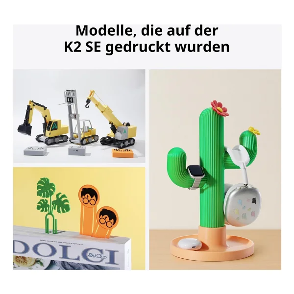 Creality K2 Se 3d Yazıcı, 500 Mm/Sn Yüksek Hızlı Baskı, Cfs İle Uyumlu Çok Renkli 3d Yazıcı, Sağlam Metal Çerçeve, Otomatik Tesviye, Doğrudan Tahrikli Ekstruder, Derleme Hacmi 220x215x245 Mm - Görsel 3