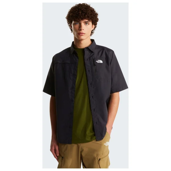 The North Face Sequoia Nf0a8fu6jk31 Kısa Kollu Siyah Erkek Gömlek - Görsel 6