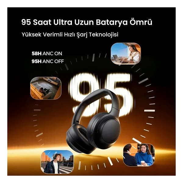 Soundpeats Cove Pro Kulak Üstü Bluetooth Kulaklık - Görsel 5
