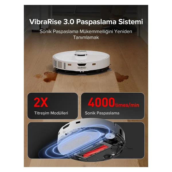 Roborock S8 Maxv Ultra Çöp İstasyonlu Akıllı Robot Süpürge - Görsel 4