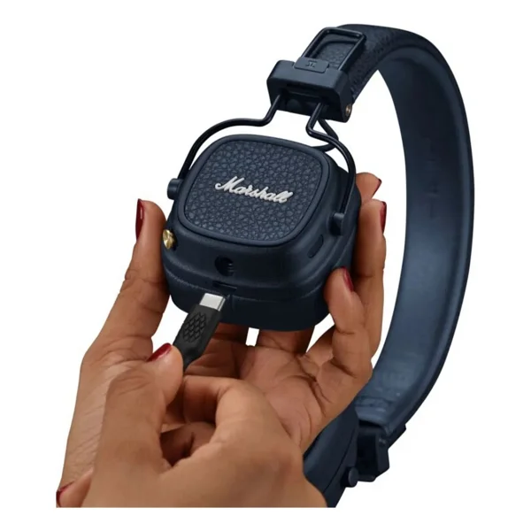 Marshall Major V Mavi Kulak Üstü Bluetooth Kulaklık - Görsel 7