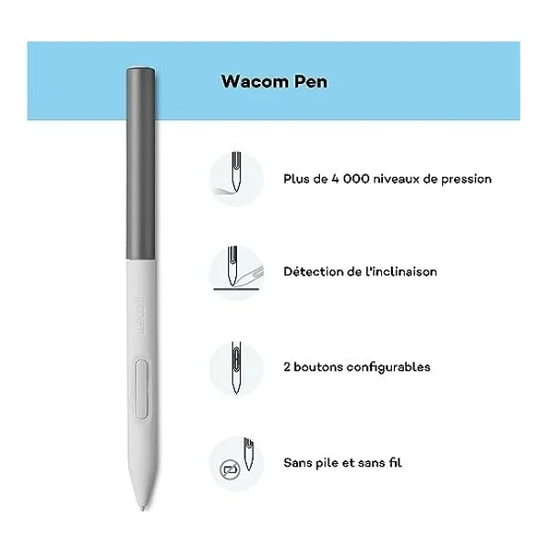 Wacom One S Kalem Tableti, Pilsiz Emr Kalemi, Bluetooth Bağlantısı, Windows, Mac, Chromebook Ve Android İçin - Yaratıcı Yeni Başlayanlar, Dijital Çizim Ve Günlük Ofis İşleri İçin İdeal. - Görsel 5