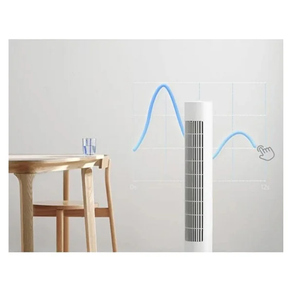 Xiaomi Yazın Serin Kalmak Için ,Smart Tower Fan 2 Kule Tipi Vantilatör - Beyaz - Görsel 5