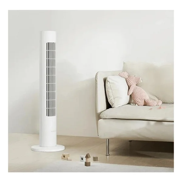 Xiaomi Yazın Serin Kalmak Için ,Smart Tower Fan 2 Kule Tipi Vantilatör - Beyaz - Görsel 6