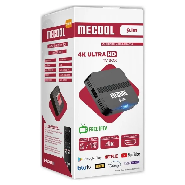 Mecool Slim 16 GB 4K Android TV Box - Görsel 2