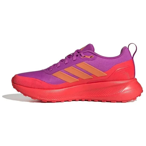 Adidas Runfalcon 5 Tr Jq6969 Mor-Kırmızı Kadın Koşu Ayakkabısı - Görsel 5