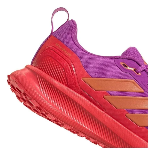Adidas Runfalcon 5 Tr Jq6969 Mor-Kırmızı Kadın Koşu Ayakkabısı - Görsel 9