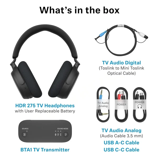 Sennheiser RS 255 Kulak Üstü TV Kulaklığı - Görsel 9