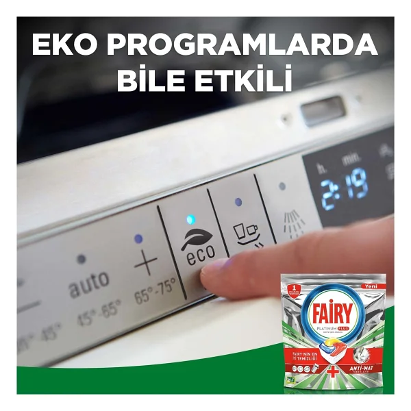 Fairy Platinum Plus Bulaşık Makinesi Tableti 22'li - Görsel 10