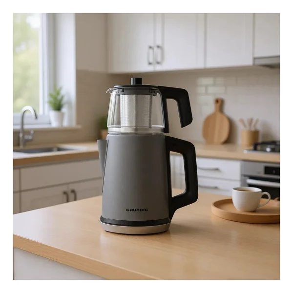 Grundig Tm 6960 C 1650 W Cam Demlikli Çay Makinesi - Görsel 6