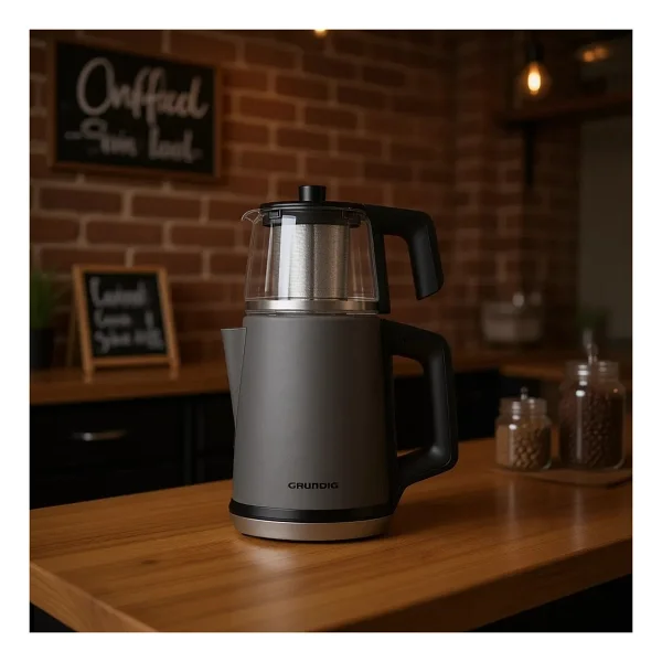 Grundig Tm 6960 C 1650 W Cam Demlikli Çay Makinesi - Görsel 7