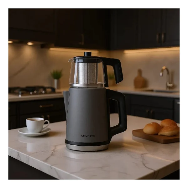 Grundig Tm 6960 C 1650 W Cam Demlikli Çay Makinesi - Görsel 8