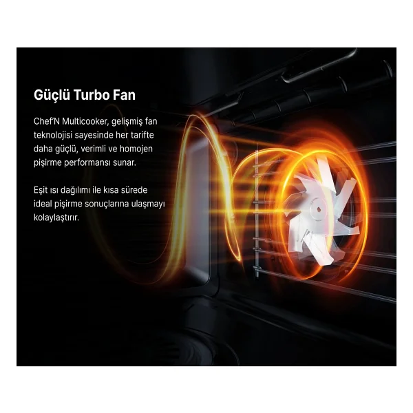 Tecna Mf 5010 B Chef’n 50 Lt Beyaz Mini Fırın - Görsel 8