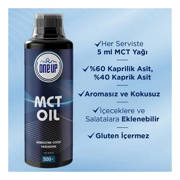 One Up Mct Oil 500 Ml - Görsel 2