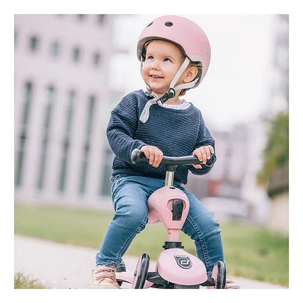 Scoot And Ride Helmet Pembe Bebek Bisiklet Kaskı 181206-96323 - Görsel 3