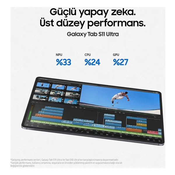 Samsung Galaxy Tab S11 Ultra Sm-X930 Gri 512 GB 14.6" Tablet - Görsel 9