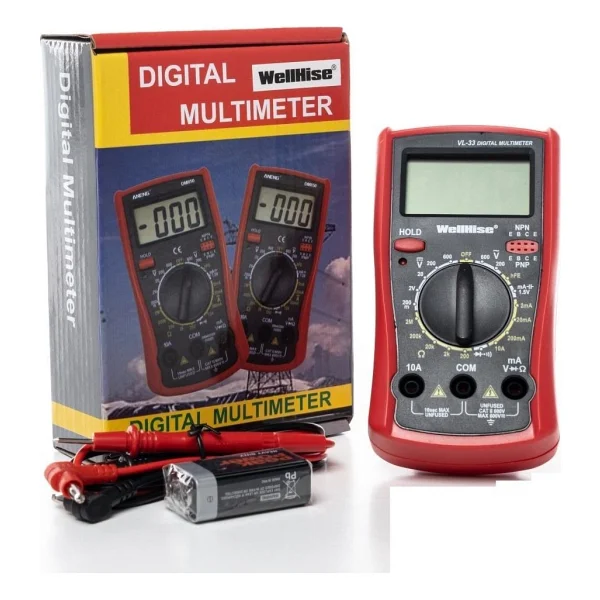 Wellhise Vl-33 Dijital Multimetre - Görsel 3