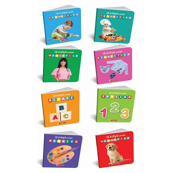 Diytoy 2090 Ilk Sözcükler 8'li Eğitici Kitap Seti - Görsel 6