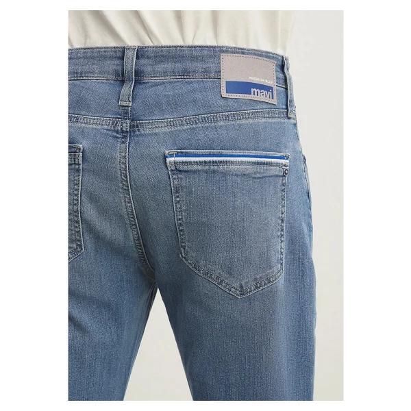 Mavi Marcus Premium Blue 00351-83710 Açık Indigo Mavisi Erkek Straight Jean - Görsel 8