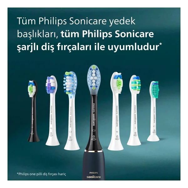 Philips Hx6062/88 Sonicare Optimal White Sonic 2'li Diş Fırçası Başlığı - Görsel 7