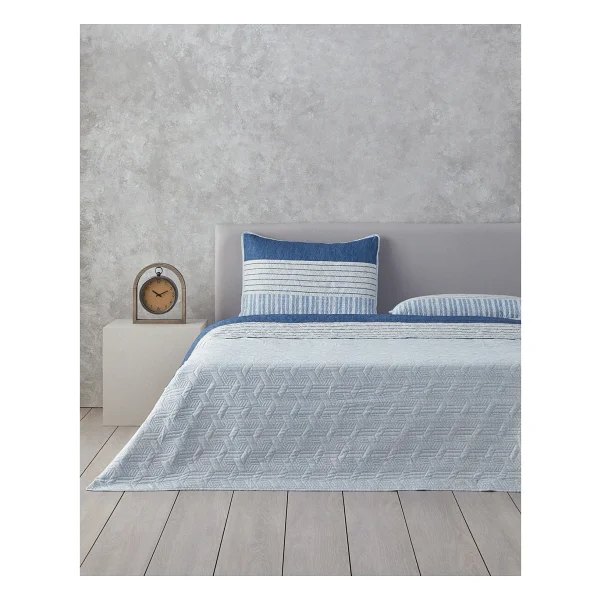 English Home Sleek Stripes Çift Kişilik Yatak Örtüsü Takımı - Görsel 3