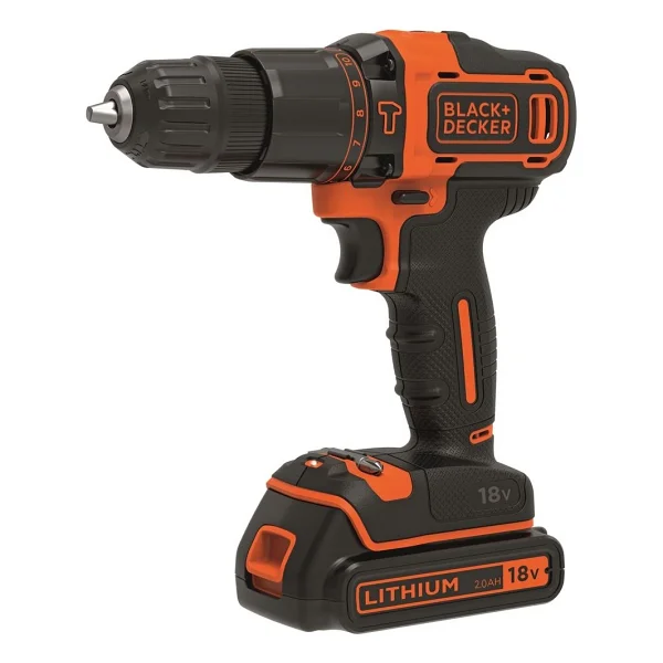 Black+Decker Bdchd18kb 18 V Çift Akülü Darbeli Matkap - Görsel 2