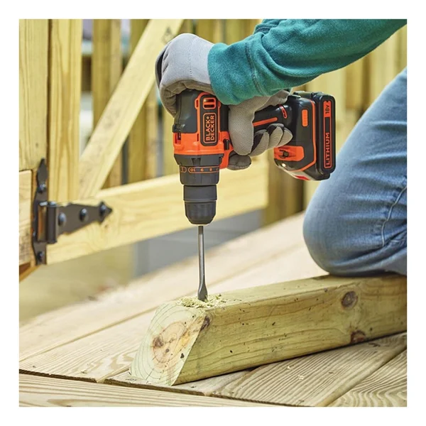 Black+Decker Bdchd18kb 18 V Çift Akülü Darbeli Matkap - Görsel 5