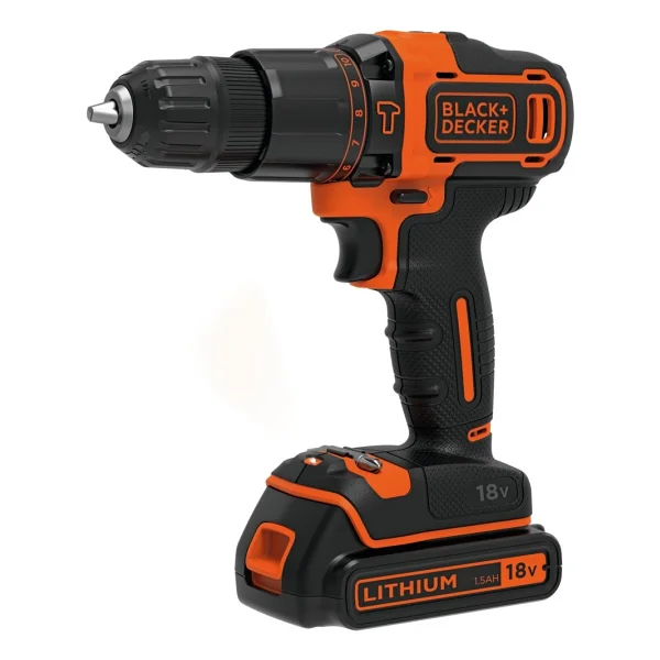 Black+Decker Bdchd18kb 18 V Çift Akülü Darbeli Matkap - Görsel 6