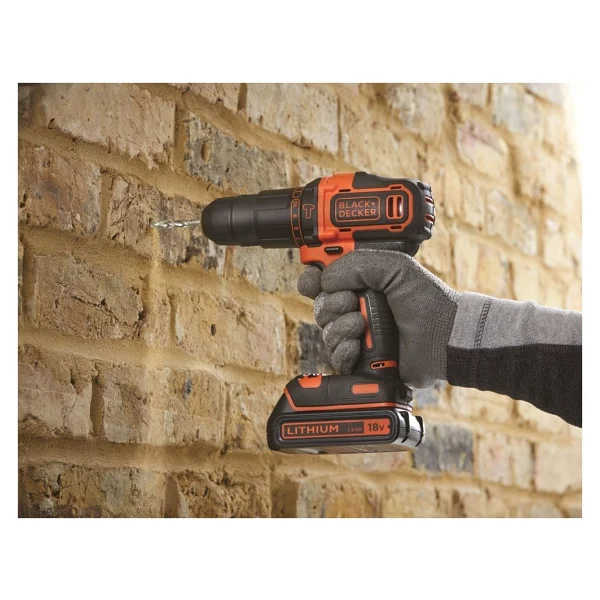 Black+Decker Bdchd18kb 18 V Çift Akülü Darbeli Matkap - Görsel 7