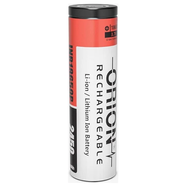 Orion 18650p 3.7 V 2450 mAh 12c Li-İon Şarjlı Pil - Görsel 5