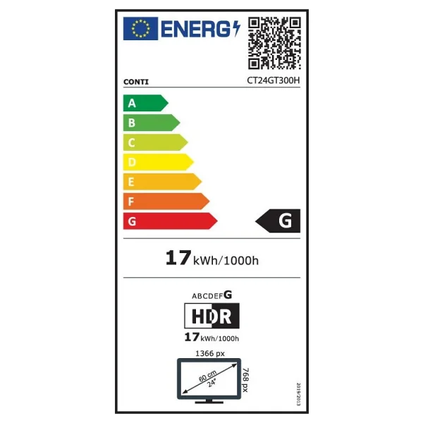Conti Ct24gt300h HD 24" 61 Ekran Uydu Alıcılı Google Smart LED TV - Görsel 4