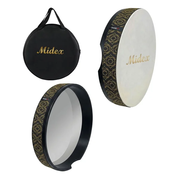 Midex Br-511 Kaliteli Bendir Def Akort Ayarlı El Tutma Oyuklu Çantalı - Görsel 4