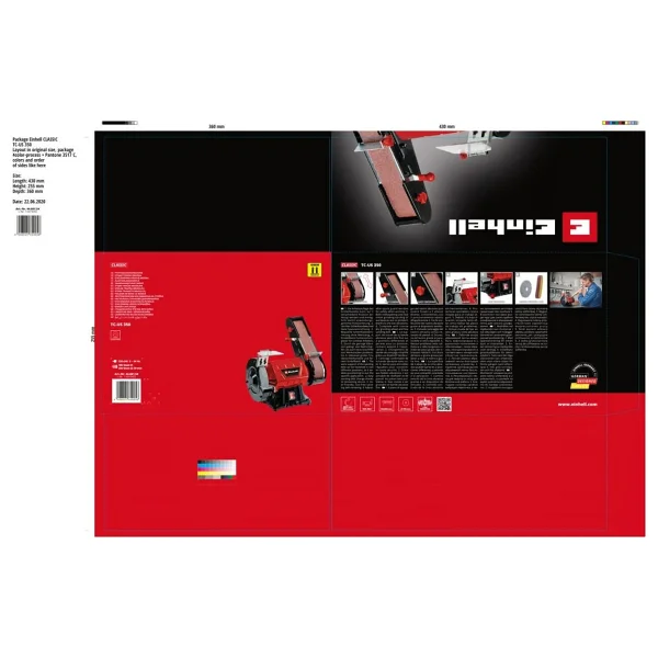 Einhell Tc-Us 350 Tezgah Bant Zımpara Makinesi - Görsel 7