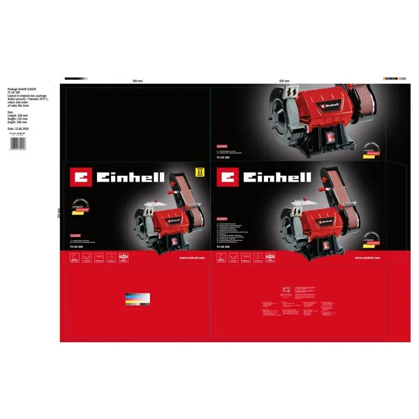 Einhell Tc-Us 350 Tezgah Bant Zımpara Makinesi - Görsel 8