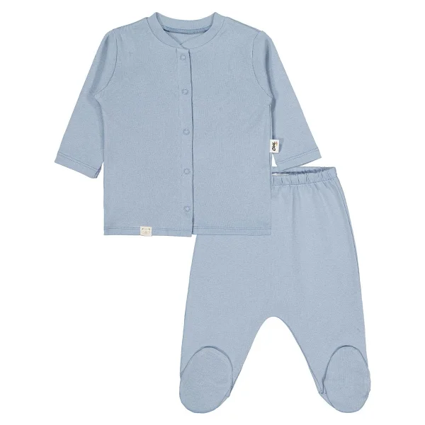 Civil Baby Erkek Bebek Pijama Takımı 1-6 Ay Bej - 6 - 9 Ay - Görsel 10