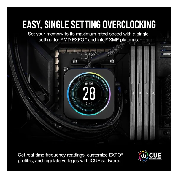 Corsair Vengeance 16 GB (2x8) 5200 MHz Cl40 Cmk16gx5m2b5200z40 DDR5 RAM - Görsel 4
