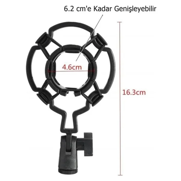 Lastvoice Psm-100 Mikrofon Tutucu Plastik Shock Mount - Görsel 2