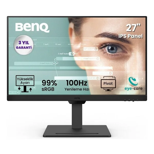 Benq Gw2790t 27" 5 Ms Full HD Pivot Ips 100 Hz Monitör - Görsel 3