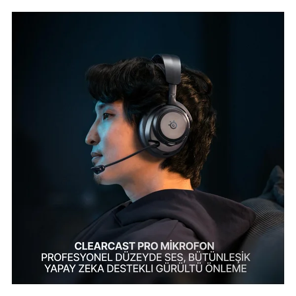 Steelseries Arctis Nova Pro Omni Siyah 7.1 Type-C Kablolu/Kablosuz Kulak Üstü Oyuncu Kulaklığı - Görsel 4