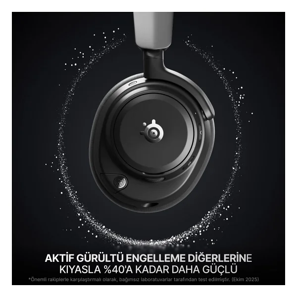 Steelseries Arctis Nova Pro Omni Siyah 7.1 Type-C Kablolu/Kablosuz Kulak Üstü Oyuncu Kulaklığı - Görsel 5