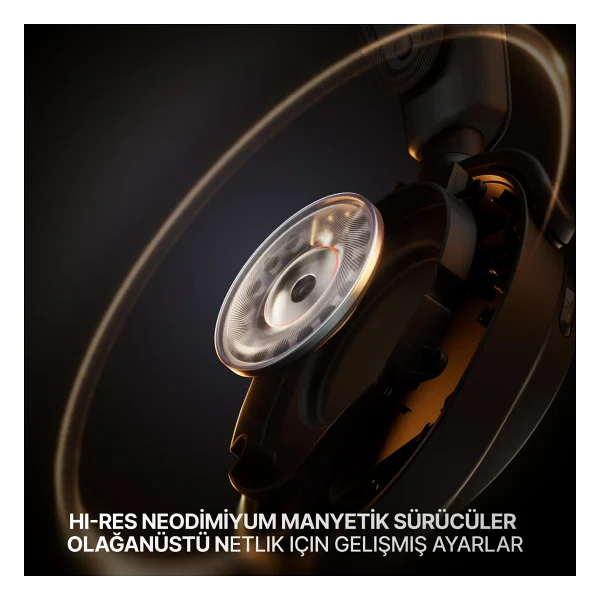 Steelseries Arctis Nova Pro Omni Siyah 7.1 Type-C Kablolu/Kablosuz Kulak Üstü Oyuncu Kulaklığı - Görsel 7
