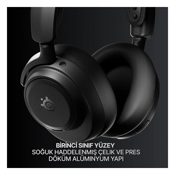 Steelseries Arctis Nova Pro Omni Siyah 7.1 Type-C Kablolu/Kablosuz Kulak Üstü Oyuncu Kulaklığı - Görsel 9