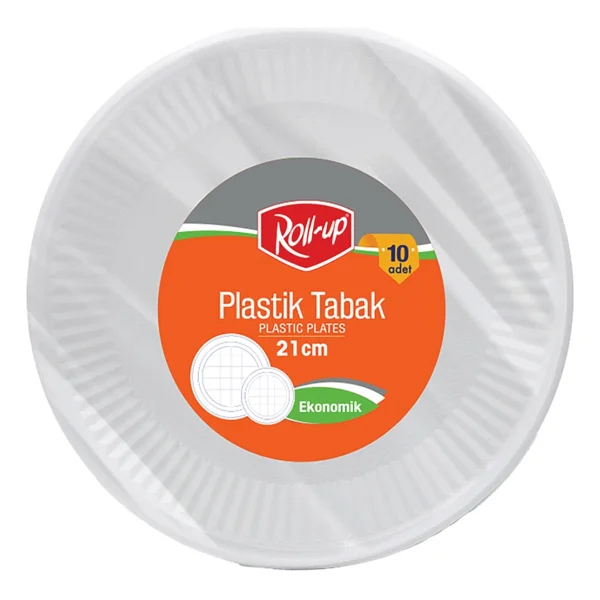 Roll-Up 21 Cm 10'lu Plastik Tabak - Görsel 2