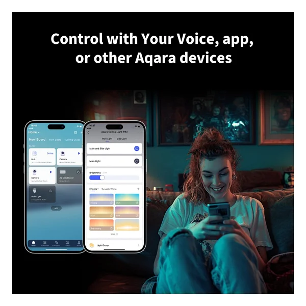 Aqara T1m Cl-L02d 40 W RGB Akıllı Armatür - Görsel 5
